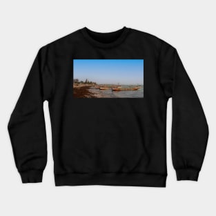 Pointe Sarene Fishing Boats Crewneck Sweatshirt